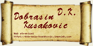 Dobrašin Kušaković vizit kartica